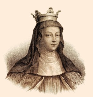 Saint Balthild of Ascania, c. 626-680, also called Bathilda, Baudour, or Bauthieult, Bathilde von