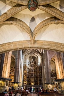 Church, interior view, Iglesia de San Vicente, San Sebastian, Donostia, Basque Country, Northern