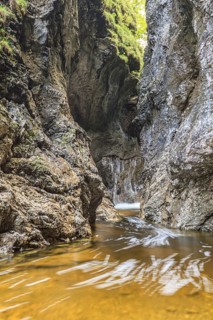 Gorge, ravine, river, canyon, Asamklamm, Eschenlohe, Alpine foothills, Bavaria, Germany