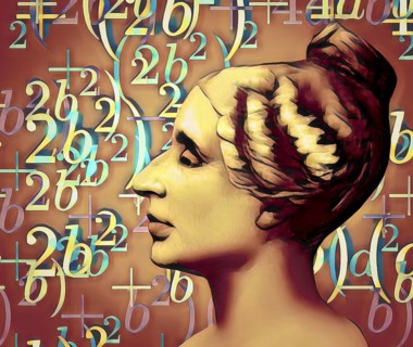 Bust of Marie-Sophie Germain, 1776 –1831, French mathematician, physicist and philosopher,