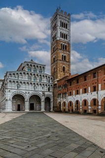 Cathedral of San Martino, historic city centre, Lucca, Tuscany, Italy