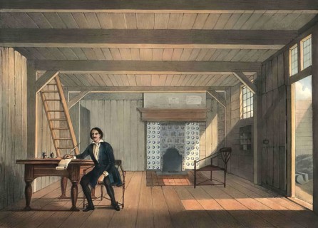 Peter the Great in his house at Saardam or Zaandam, The Netherlands, Peter I or Pyotr Alexeyevich