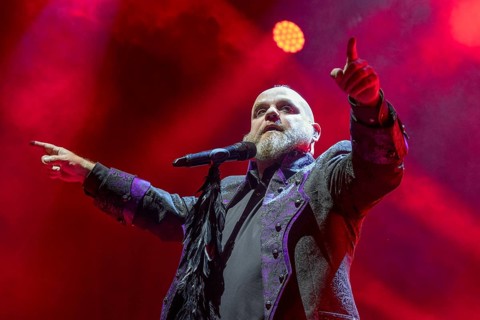 Martin Engler, Singer, Mono Inc., Dark-Rock Band, D, live on Live 2025 Tour at Columbiahalle Berlin