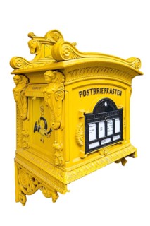 Old letterbox, clipping, clipped, post, mail, communication, analogue, letter, correspondence,