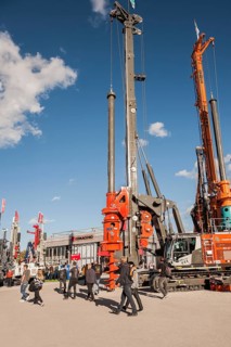 Rotary drilling rigs, drilling machines, foundation engineering, Bauma 2022, world's largest