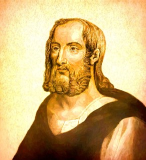 Gaius Plinius Secundus, AD 23/24 – 79, called Pliny the Elder, Roman author, digitally altered