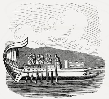 A liburnian or liburna, ancient Roman ship