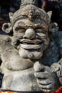 Male temple figure, head, face, man, powerful, humour, humorous, decorated, male, strong, strength,