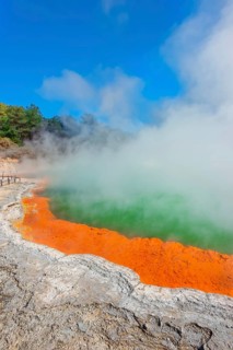 Champagne pool, Waiotapu Thermal Park, Waiotapu, Rotorua, Bay of Plenty, North Island, New Zealand
