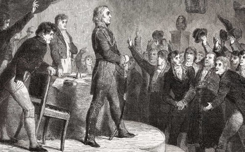 Graf Yorck von Wartenburg addressing the East Prussian Estates on 5 February 1813