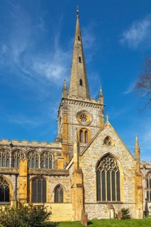 Holy Trinity Church, where William Shakespeare was baptised and buried, Stratford-upon-Avon,