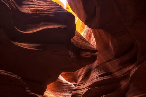 Discover the mesmerizing curves and textures of Antelope Canyon, a natural wonder known for its