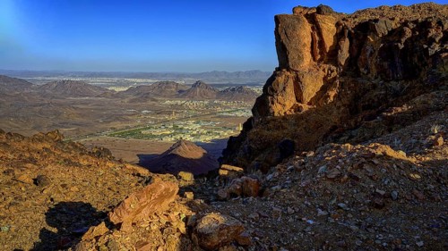 Saudi Arabia - View of Medina from Mount Uhud