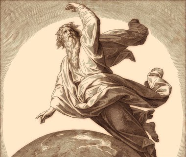 Creation of the Sky, Old Testament, by Julius Schnorr von Carolsfeld, 1860