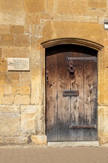 Door, House, Chipping Campden, The Cotswolds, England, Great Britain