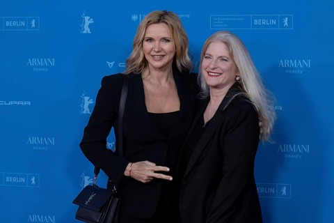 Veronica Ferres and Judith Erber on the Red Carpet in front of the premiere of The Weight at the