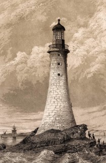 Leuchtturm, Eddystone Rocks, Ärmelkanal, Vereinigtes Königreich, 18.