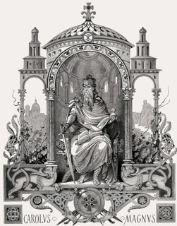 The throne of Emperor Charlemagne