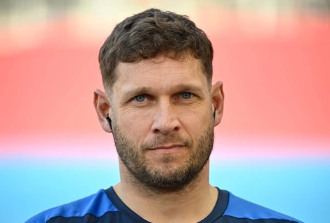 Interim trainer, assistant coach Moritz Volz TSG 1899 Hoffenheim portrait soccer Bundesliga,