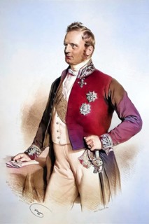 Thomas Freiherr von Ward (1819-1858), originally riding servant, minister in Lucca and Parma,