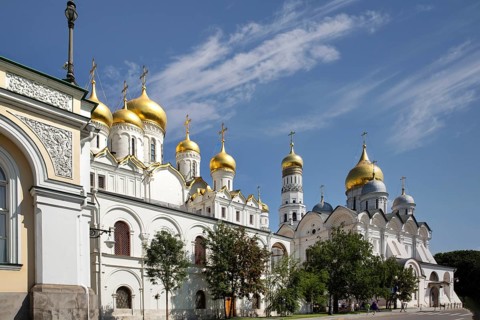 Archangel Cathedral. Kremlin. Moscow. Russia