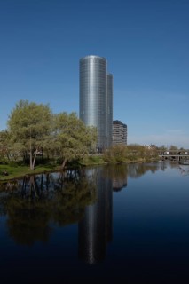 Zunda Towers, part of the modern skyline of the Latvian capital, Riga, Latvia