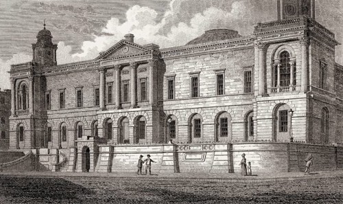 Register House, Princes Street, Edinburgh, Scotland, 19th century, Views in Edinburgh by J. & H. S.