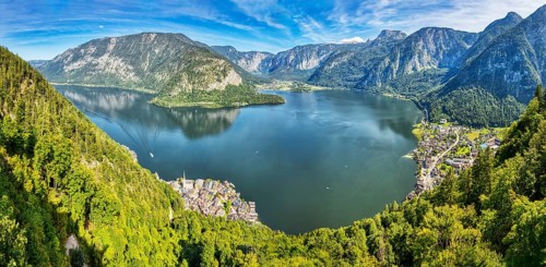 A, Hallstatt, Pano, HDR