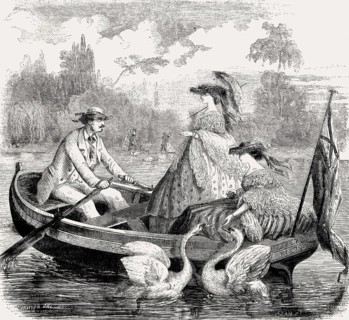 Parisian fashion, 1857
