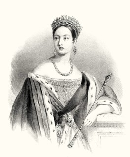 Queen Victoria or Alexandrina Victoria, 1819, 1901, Queen of the United Kingdom of Great Britain