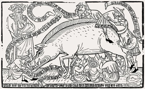 Anti-Jewish pamphlet, 15th century