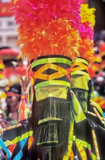 Warriors masks, Carnival, Oruro, Bolivia, South America
