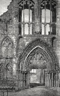 Holyrood Abbey, Edinburgh, Scotland, 18th century