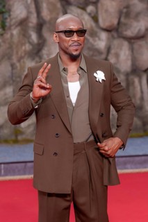 Mahershala Ali at the German premiere of the adventure film Jurassic World, the rebirth at Berlin's