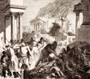 Genseric sacking Rome, 455 AD