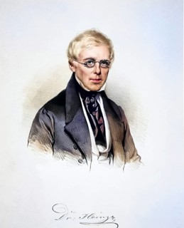 Dr med Johann Heinze, retired regimental physician around 1840 in Vienna, Historical, digitally