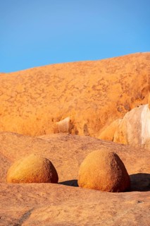 Detail, round rocks, Pontok Mountains, Große Spitzkuppe Nature Reserve, Namibia