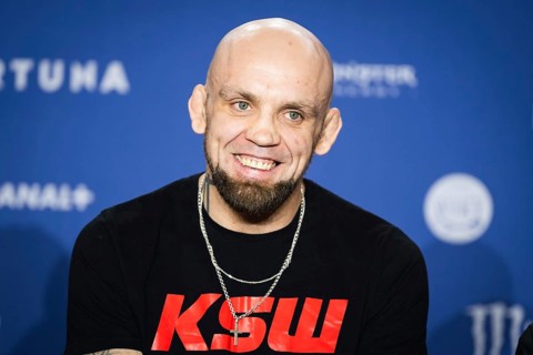 LUBIN, POLAND - FEBRUARY 20, 2026 - MMA Official Weigh-in Ceremony before XTB KSW 115. Madars