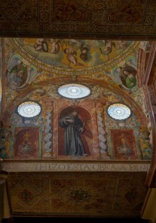 Cathedral Mosque of Córdoba (Mezquita-Catedral), A ceiling painting depicting a saint and figures