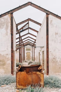 Abandoned Swift factory, The Swift refrigerator in Puerto San Julián, Puerto San Julián, Santa Cruz