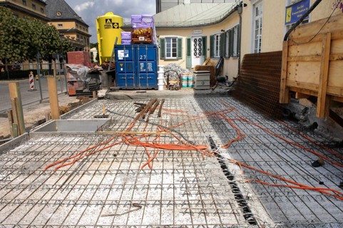 Construction site, core renovation of the Greek restaurant Moro Mou in spring 2022, Königinstraße,