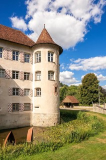 Das Wasserschloss in Glatt, Germany, Dorf Glatt, Burg, palace gardens, Sulz, Neckar, Studio,
