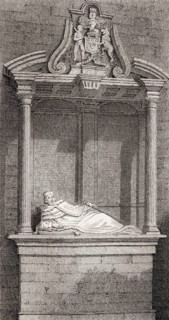 Monument of Robert Douglas, 1st Viscount of Belhaven, buried in Holyrood Abbey, Holyrood Chapel,