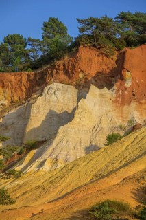 Ochre rock Colorado de Rustrel Rustrel, Département Vaucluse, France