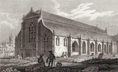 Greyfriars Kirk, Edinburgh, Scotland, 19th century, Views in Edinburgh by J. & H. S. Storer