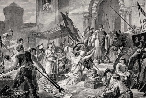 A divine providence by Saint Cunigunde of Luxembourg, c. 975, 1040, wife of Holy Roman Emperor
