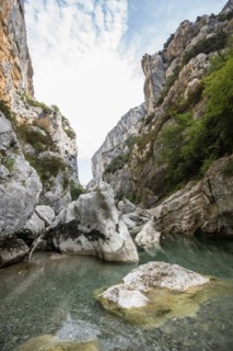 Verdon Gorge, Gorges du Verdon, Verdon Regional nature park Park, Provence,