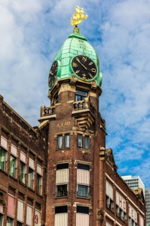 Hotel New York, historic art nouveau building on the Kop van Zuid, former headquarters of the