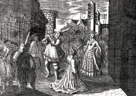 King John of Leiden beheading his wife, anabaptist dominion of Münster, 1534