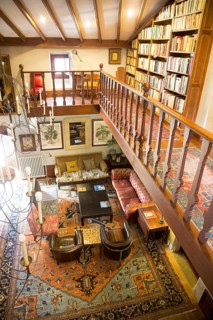 Interior of Palacio Chaves Hotel, historic medieval town of Trujillo, Caceres province,